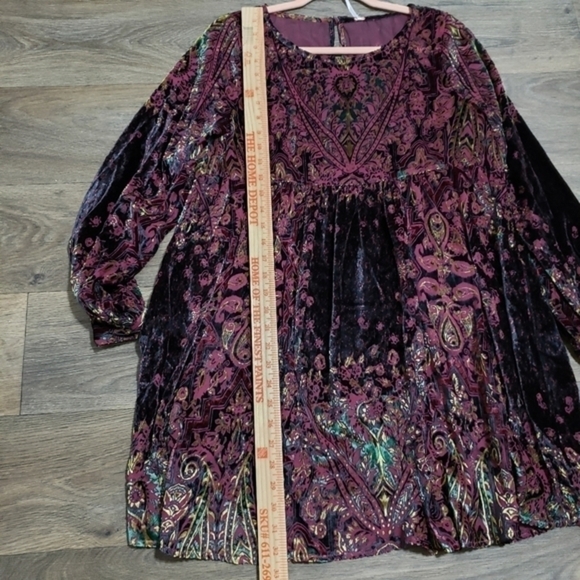 Free People Mirror Velvet Mini Dress - Picture 12 of 13